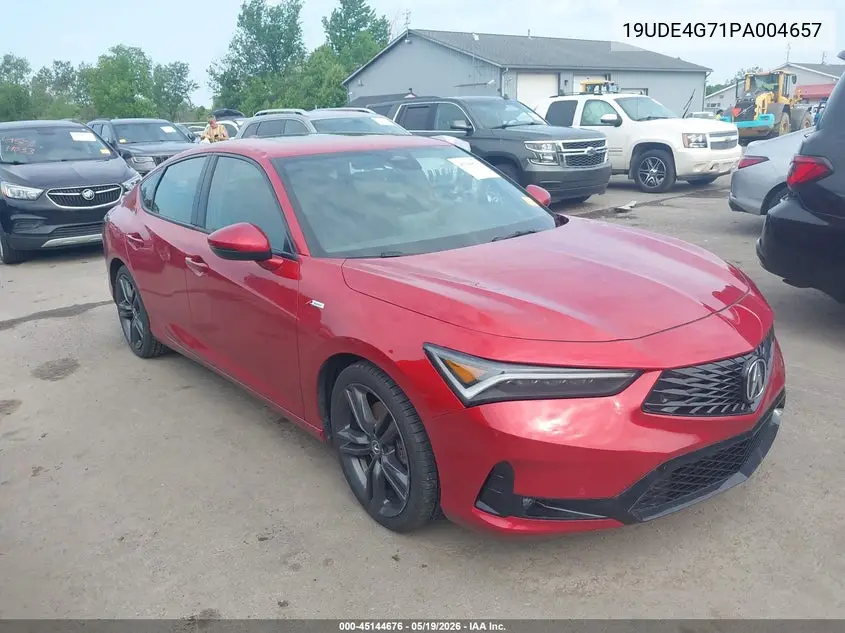 2023 Acura Integra A-Spec Technology VIN: 19UDE4G71PA004657 Lot: 45144676