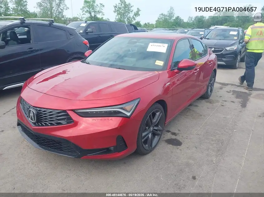 2023 Acura Integra A-Spec Technology VIN: 19UDE4G71PA004657 Lot: 45144676