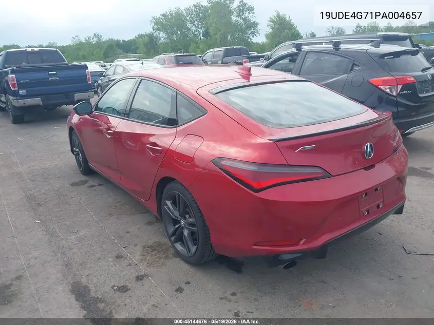 2023 Acura Integra A-Spec Technology VIN: 19UDE4G71PA004657 Lot: 45144676