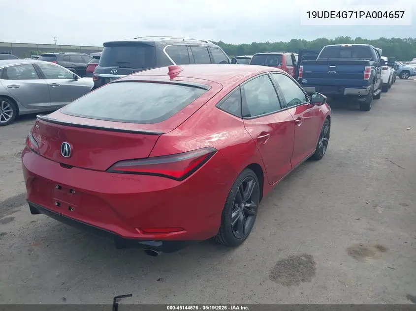 2023 Acura Integra A-Spec Technology VIN: 19UDE4G71PA004657 Lot: 45144676
