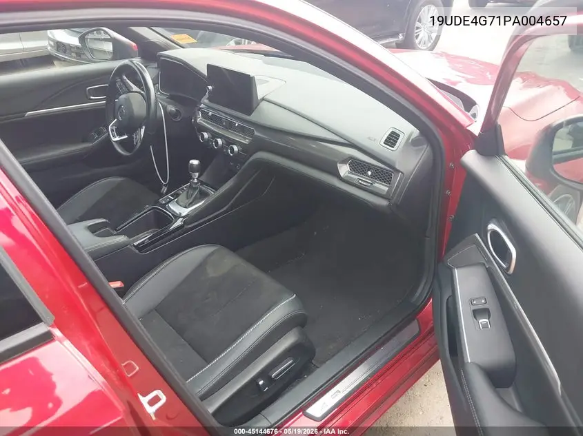 2023 Acura Integra A-Spec Technology VIN: 19UDE4G71PA004657 Lot: 45144676