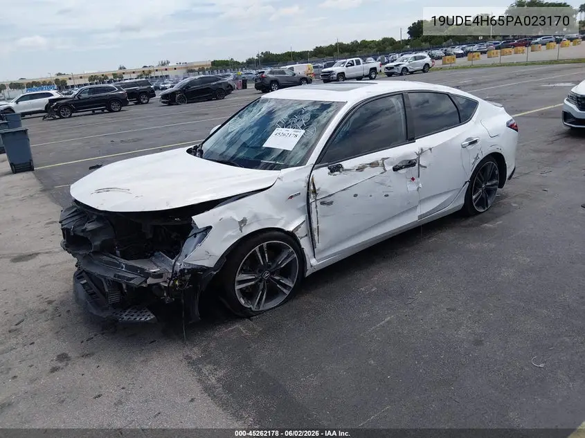 2023 Acura Integra A-Spec Technology VIN: 19UDE4H65PA023170 Lot: 45262178