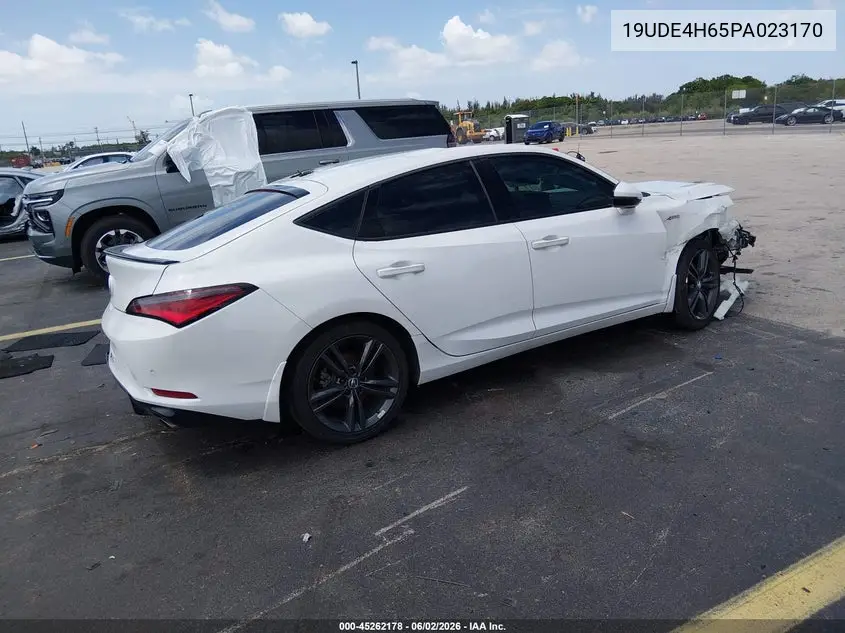 2023 Acura Integra A-Spec Technology VIN: 19UDE4H65PA023170 Lot: 45262178