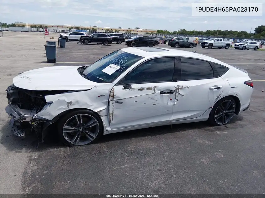 2023 Acura Integra A-Spec Technology VIN: 19UDE4H65PA023170 Lot: 45262178