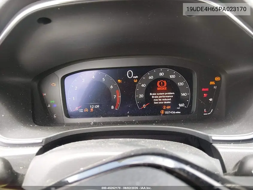 2023 Acura Integra A-Spec Technology VIN: 19UDE4H65PA023170 Lot: 45262178