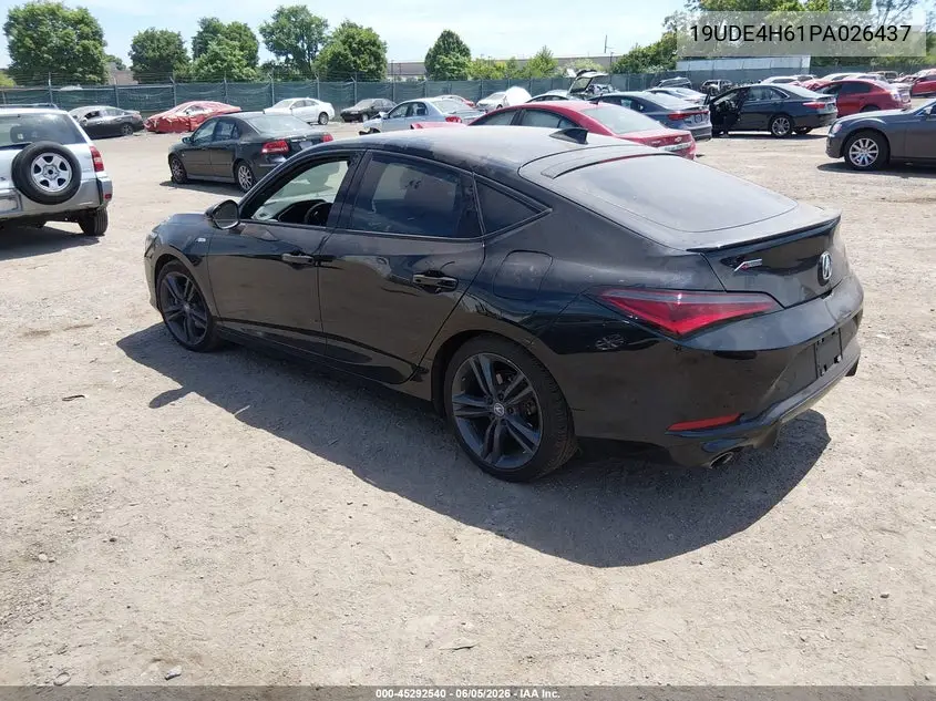 2023 Acura Integra A-Spec Technology VIN: 19UDE4H61PA026437 Lot: 45292540