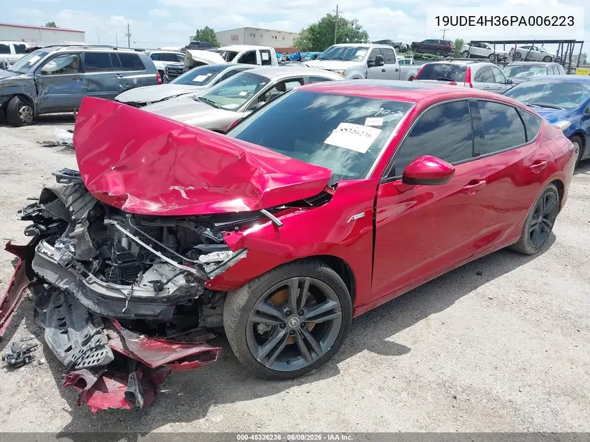 2023 Acura Integra A-Spec VIN: 19UDE4H36PA006223 Lot: 45326236