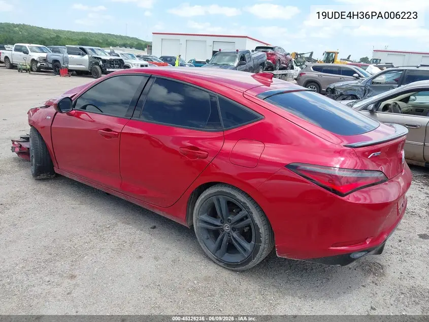 2023 Acura Integra A-Spec VIN: 19UDE4H36PA006223 Lot: 45326236