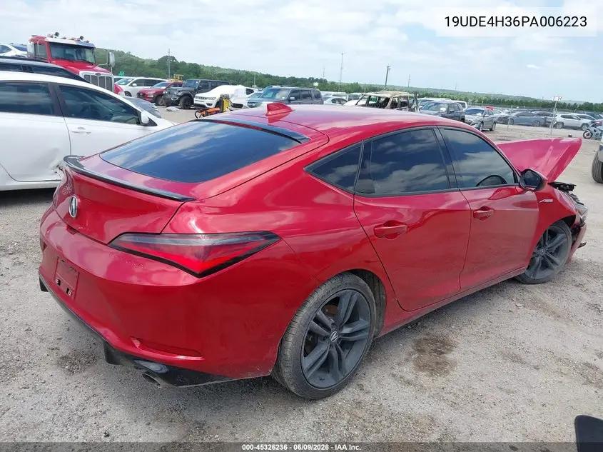 2023 Acura Integra A-Spec VIN: 19UDE4H36PA006223 Lot: 45326236