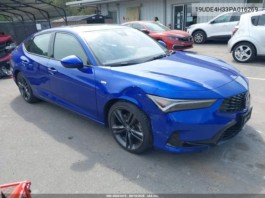2023 Acura Integra A-Spec VIN: 19UDE4H33PA016269 Lot: 45341415