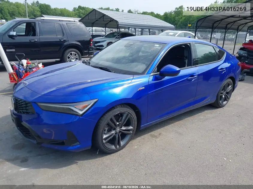 2023 Acura Integra A-Spec VIN: 19UDE4H33PA016269 Lot: 45341415