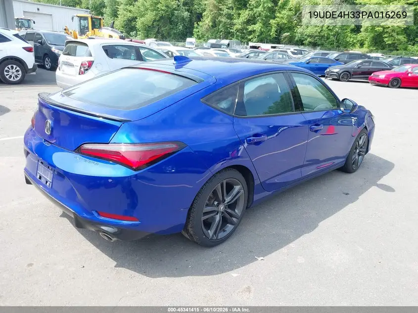 2023 Acura Integra A-Spec VIN: 19UDE4H33PA016269 Lot: 45341415