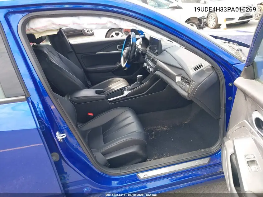 2023 Acura Integra A-Spec VIN: 19UDE4H33PA016269 Lot: 45341415