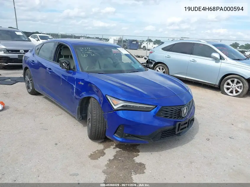 2023 Acura Integra A-Spec Technology VIN: 19UDE4H68PA000594 Lot: 45360329