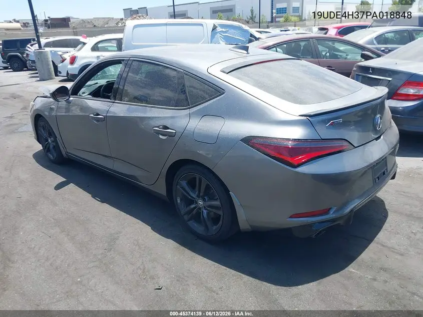 2023 Acura Integra A-Spec VIN: 19UDE4H37PA018848 Lot: 45374139