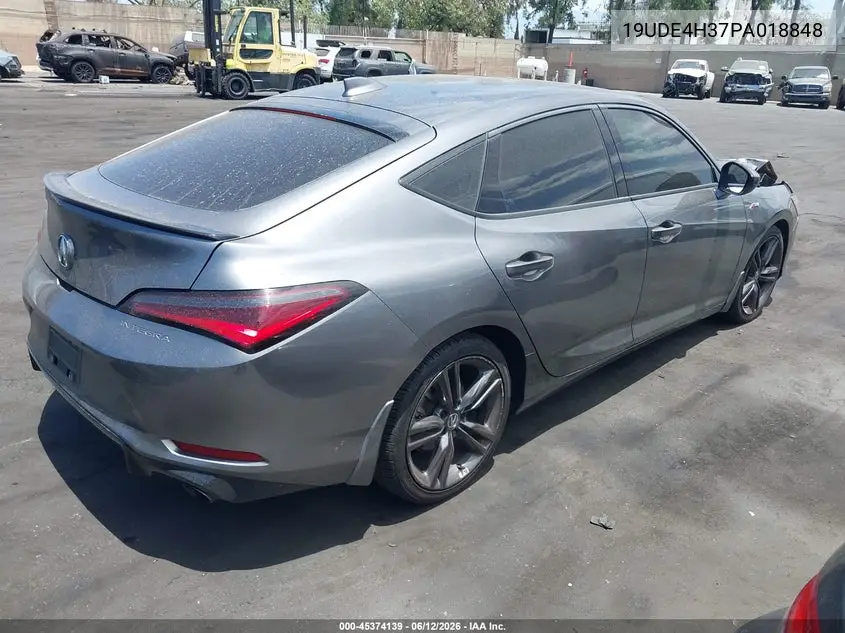 2023 Acura Integra A-Spec VIN: 19UDE4H37PA018848 Lot: 45374139