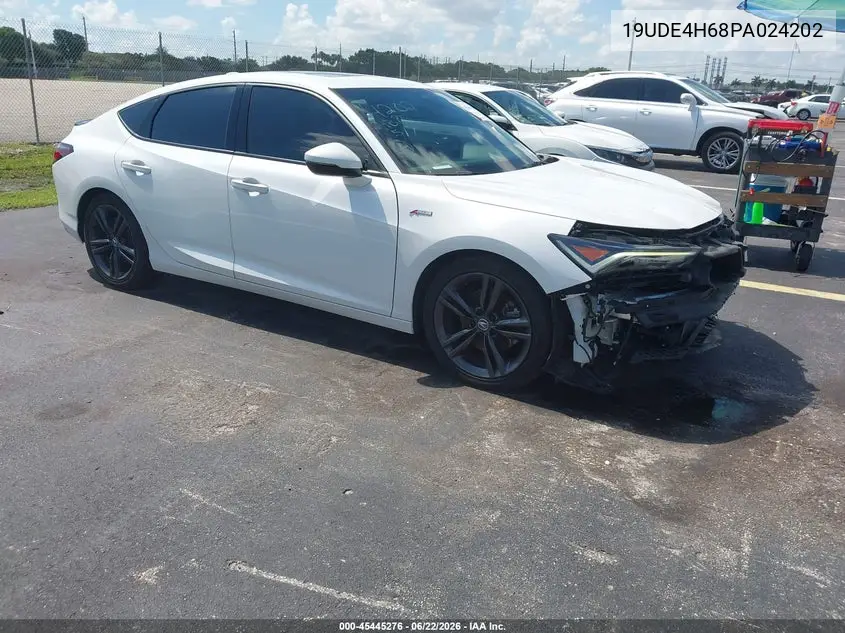 2023 Acura Integra A-Spec Technology VIN: 19UDE4H68PA024202 Lot: 45445276