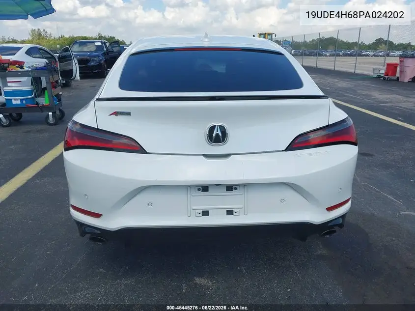 2023 Acura Integra A-Spec Technology VIN: 19UDE4H68PA024202 Lot: 45445276