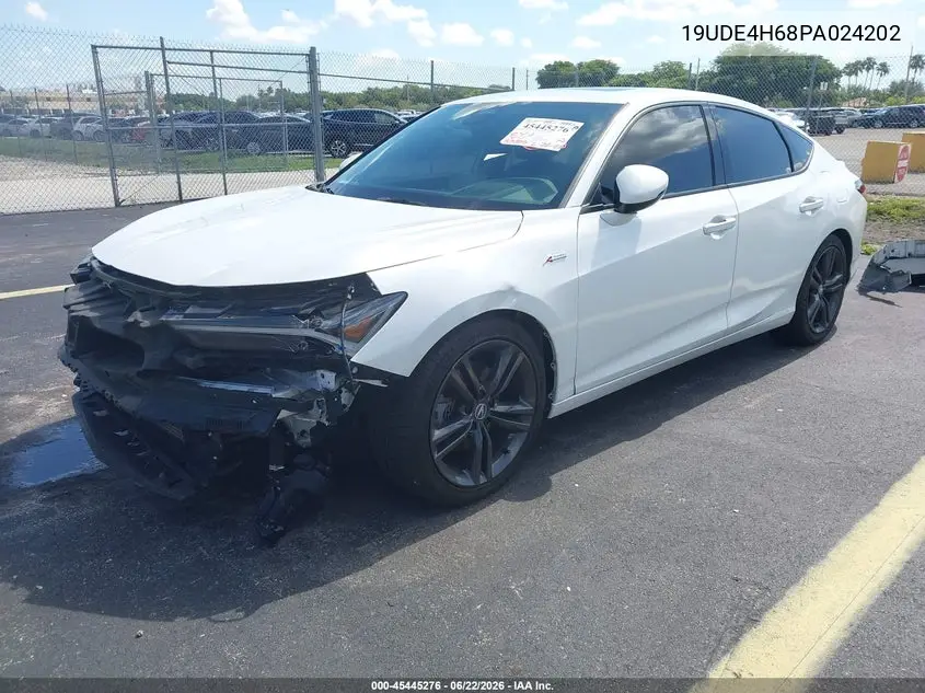 2023 Acura Integra A-Spec Technology VIN: 19UDE4H68PA024202 Lot: 45445276