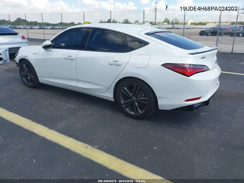 2023 Acura Integra A-Spec Technology VIN: 19UDE4H68PA024202 Lot: 45445276