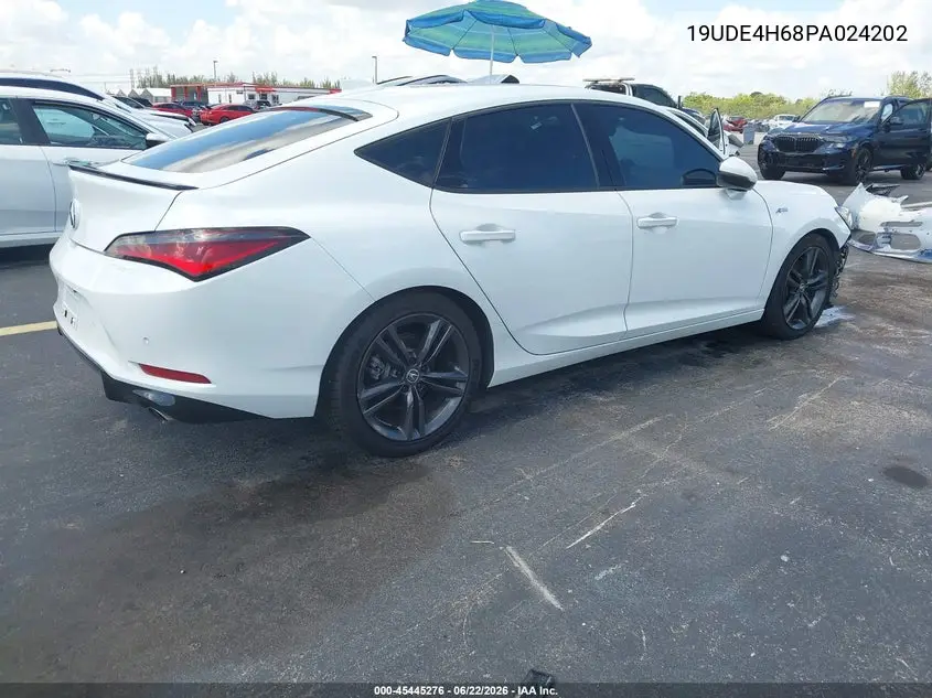 2023 Acura Integra A-Spec Technology VIN: 19UDE4H68PA024202 Lot: 45445276