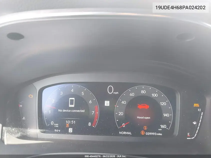 2023 Acura Integra A-Spec Technology VIN: 19UDE4H68PA024202 Lot: 45445276