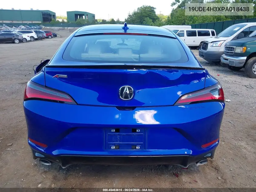 2023 Acura Integra A-Spec VIN: 19UDE4H3XPA018438 Lot: 45463615