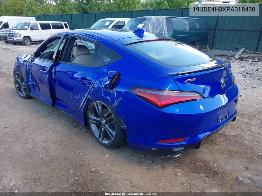 2023 Acura Integra A-Spec VIN: 19UDE4H3XPA018438 Lot: 45463615