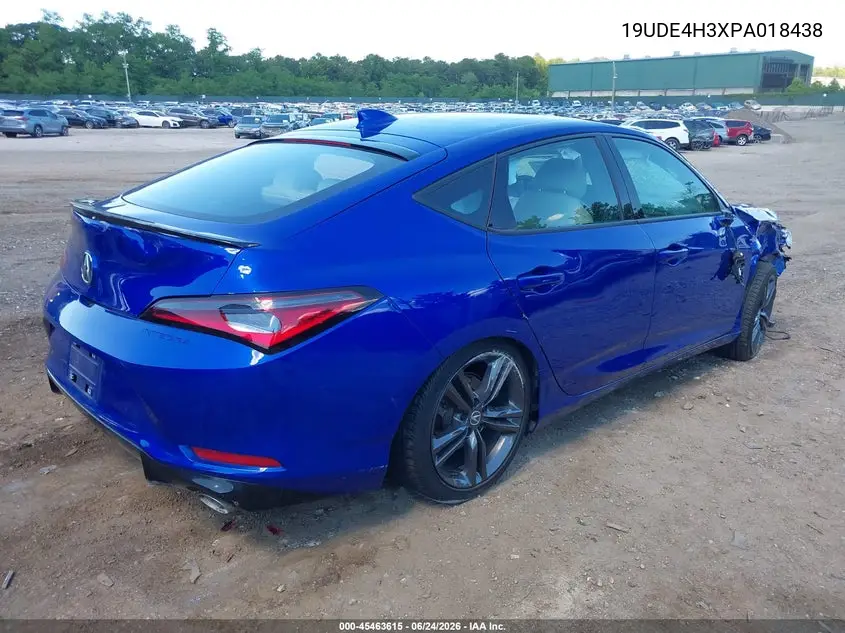 2023 Acura Integra A-Spec VIN: 19UDE4H3XPA018438 Lot: 45463615