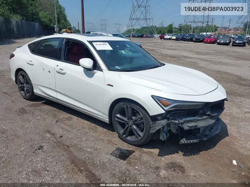 2023 Acura Integra A-Spec VIN: 19UDE4H38PA003923 Lot: 45469896