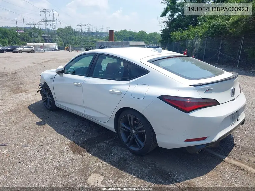 2023 Acura Integra A-Spec VIN: 19UDE4H38PA003923 Lot: 45469896