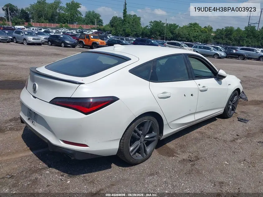 2023 Acura Integra A-Spec VIN: 19UDE4H38PA003923 Lot: 45469896