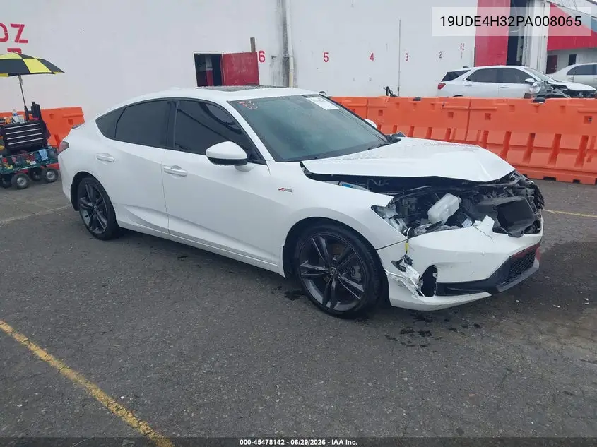 2023 Acura Integra A-Spec VIN: 19UDE4H32PA008065 Lot: 45478142