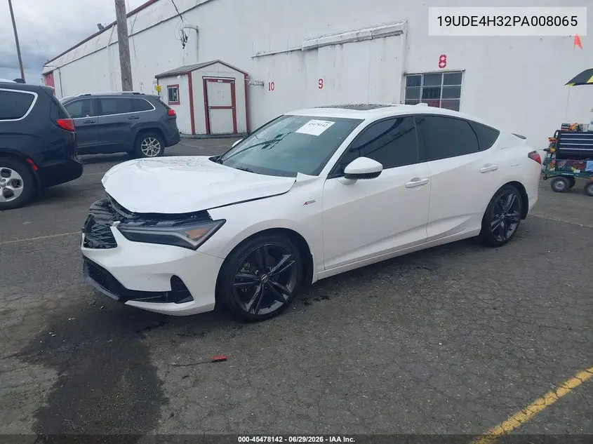 2023 Acura Integra A-Spec VIN: 19UDE4H32PA008065 Lot: 45478142