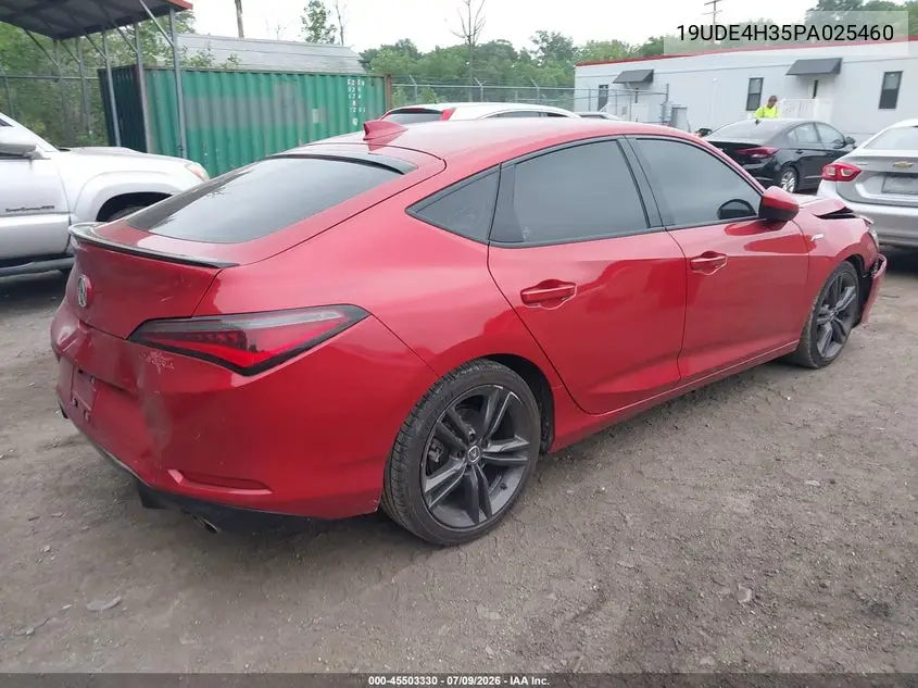 2023 Acura Integra A-Spec VIN: 19UDE4H35PA025460 Lot: 45503330