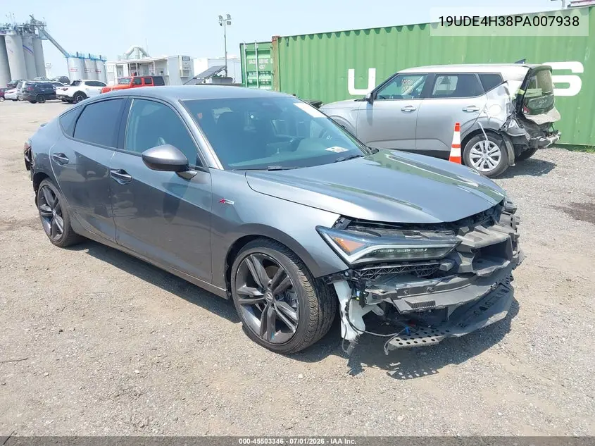 2023 Acura Integra A-Spec VIN: 19UDE4H38PA007938 Lot: 45503346