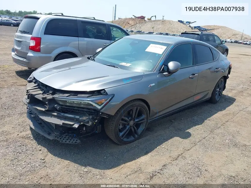 2023 Acura Integra A-Spec VIN: 19UDE4H38PA007938 Lot: 45503346