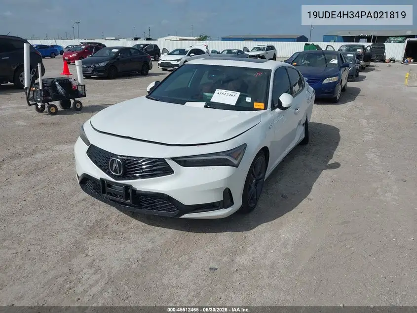 2023 Acura Integra A-Spec VIN: 19UDE4H34PA021819 Lot: 45512465