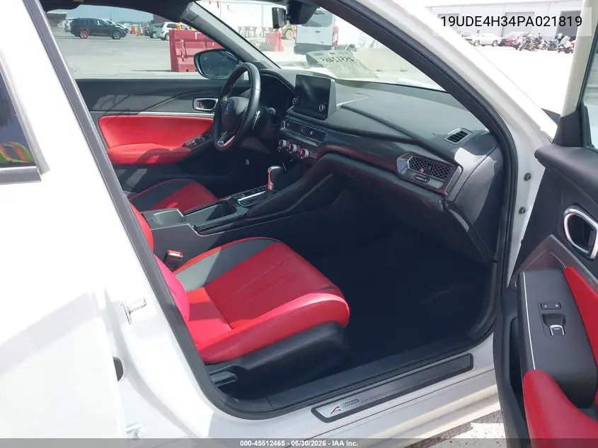 2023 Acura Integra A-Spec VIN: 19UDE4H34PA021819 Lot: 45512465