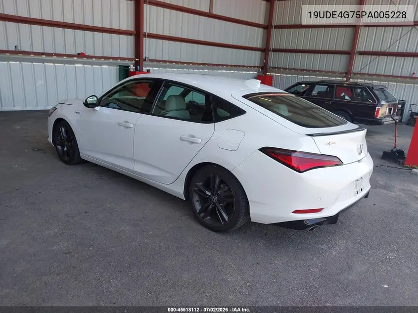 2023 Acura Integra A-Spec Technology VIN: 19UDE4G75PA005228 Lot: 45518112