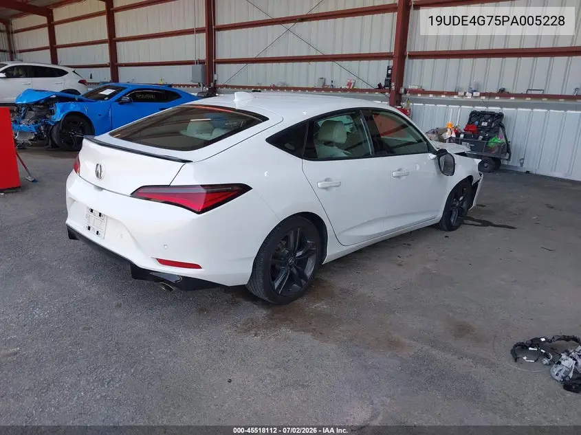 2023 Acura Integra A-Spec Technology VIN: 19UDE4G75PA005228 Lot: 45518112