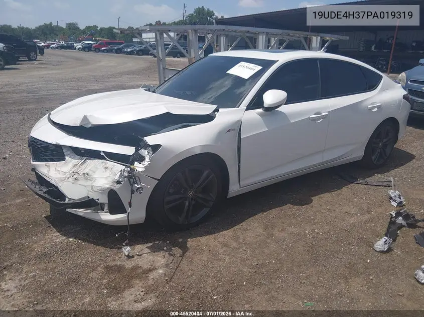 2023 Acura Integra A-Spec VIN: 19UDE4H37PA019319 Lot: 45520404
