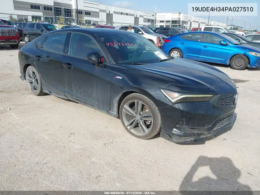 2023 Acura Integra A-Spec VIN: 19UDE4H34PA027510 Lot: 45548230
