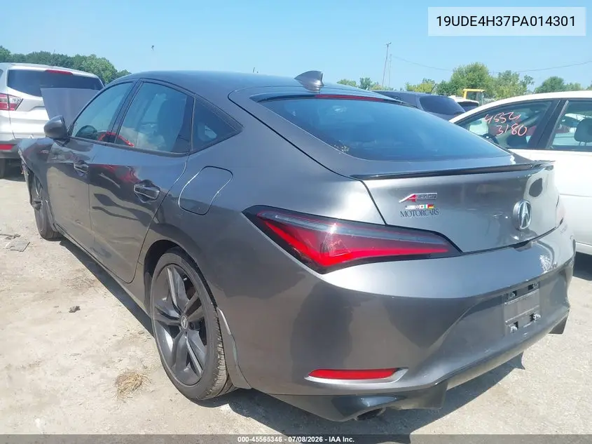 2023 Acura Integra A-Spec VIN: 19UDE4H37PA014301 Lot: 45565346
