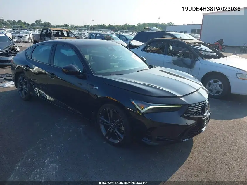 2023 Acura Integra A-Spec VIN: 19UDE4H38PA023038 Lot: 45572017