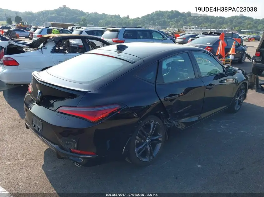 2023 Acura Integra A-Spec VIN: 19UDE4H38PA023038 Lot: 45572017
