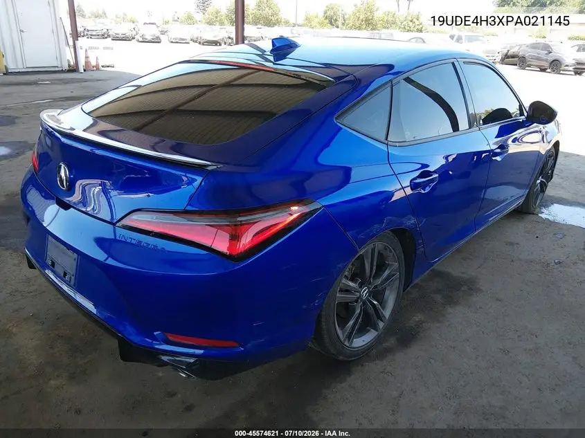 2023 Acura Integra A-Spec VIN: 19UDE4H3XPA021145 Lot: 45574621