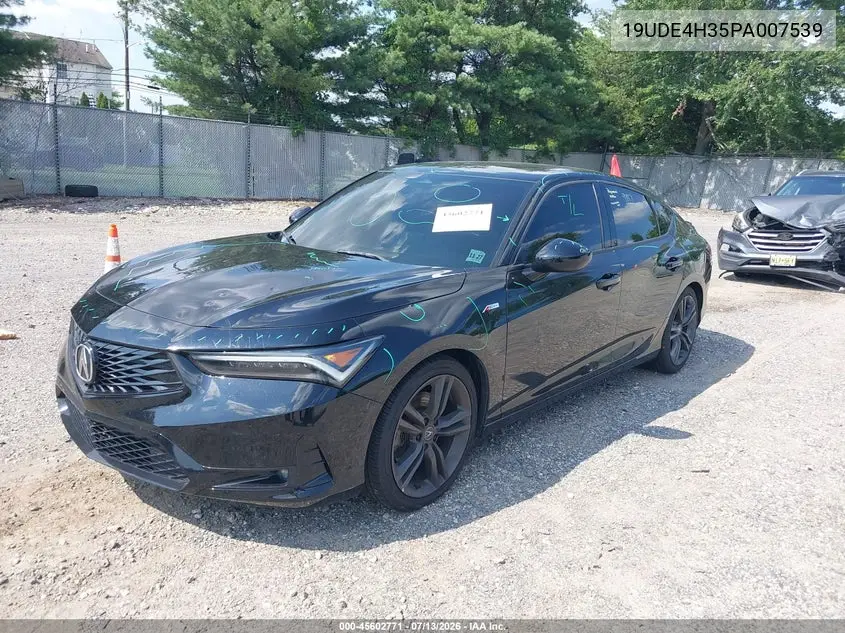 2023 Acura Integra A-Spec VIN: 19UDE4H35PA007539 Lot: 45602771