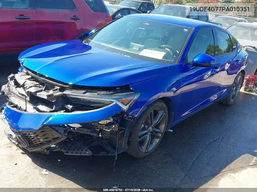 2023 Acura Integra A-Spec Technology VIN: 19UDE4G77PA010351 Lot: 45610792
