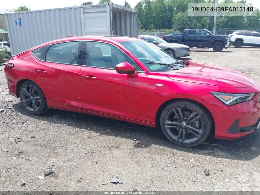 2023 Acura Integra A-Spec VIN: 19UDE4H39PA013148 Lot: 45612430